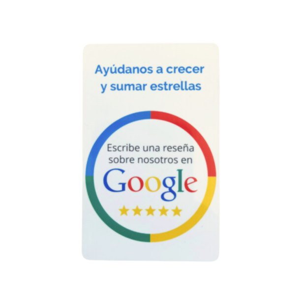 tarjeta nfc reseñas de google